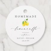 Ellesmere Limoncello Bedankjes Labels (Voorkant)