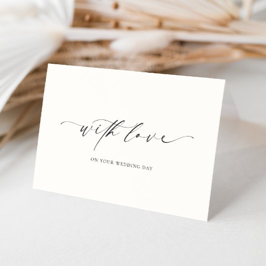 Ellesmere met liefde op jullie trouwdag kaart