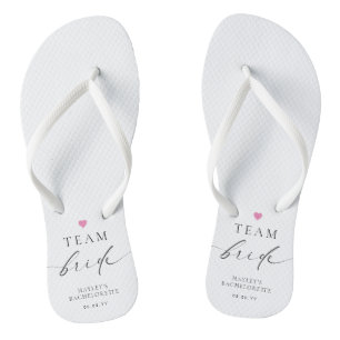 Ellesmere Minimalist Team Bride Teenslippers