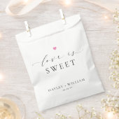 Ellesmere Minimalist Wedding Love is Sweet Wedding Bedankzakje (Geknipt)