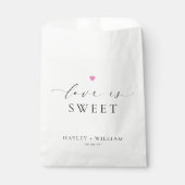 Ellesmere Minimalist Wedding Love is Sweet Wedding Bedankzakje (Voorkant)