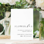 Ellesmere Minimalistisch Boeket Bloem Bar Bord Poster