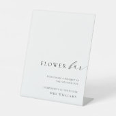 Ellesmere Minimalistische Bouquet Vloerbalk Reclamebord Met Voetstuk (Voorkant)
