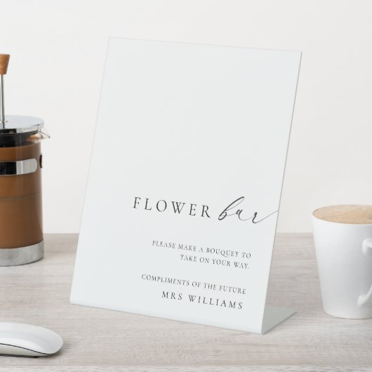 Ellesmere Minimalistische Bouquet Vloerbalk Reclamebord Met Voetstuk (Insitu)