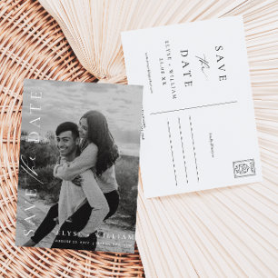 Ellesmere minimalistische foto Save the Date Brief Kaart
