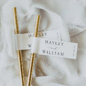 Ellesmere minimalistische strovlaggen Drink Labels