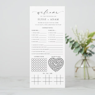 Ellesmere Minimalistische Trouwquiz en Kaart