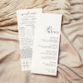 Ellesmere Minimalistische Trouwquiz en Menu