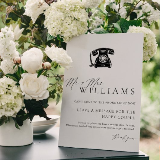 Ellesmere Modern Minimaal Audio Gastenboek Poster