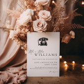 Ellesmere Modern Minimaal Audio Gastenboek Poster