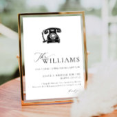 Ellesmere Modern Minimaal Audio Gastenboek Poster