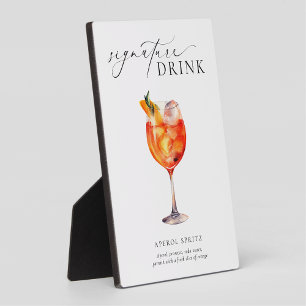 Ellesmere Modern Minimaal Signature Drank Bord Fotoplaat