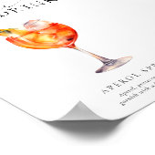 Ellesmere Modern Minimal Signature Drink Sign Poster (Hoek)