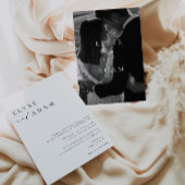 Ellesmere Modern minimalist Weddenschap Kaart