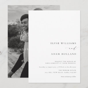 Ellesmere Modern minimalist Weddenschap Kaart