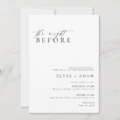 Ellesmere Modern Minimalistisch repetitiediner Kaart (Voorkant)