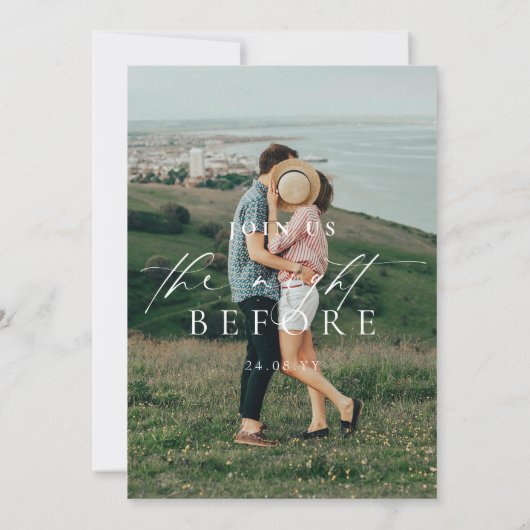 Ellesmere Modern Minimalistisch repetitiediner Kaart (Achterkant)