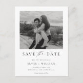 Ellesmere Moderne minimalistische foto Bewaar de d Briefkaart (Voorkant)