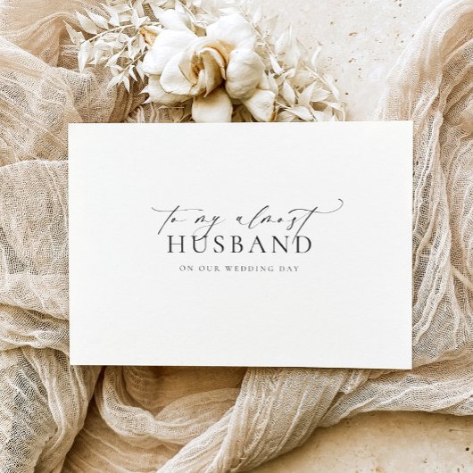 Ellesmere naar mijn bijna man trouwdag kaart