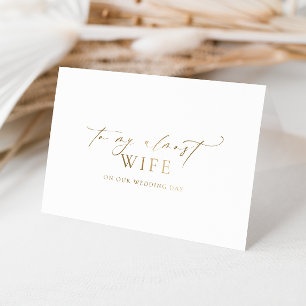 Ellesmere naar mijn bijna vrouw trouwdag folie kaarten