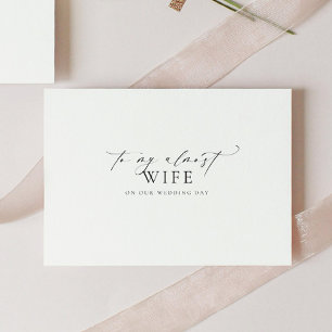 Ellesmere naar mijn bijna vrouw trouwdag kaart