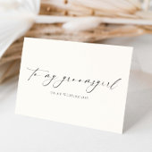 Ellesmere Naar Mijn Groomsgirl Trouwdag Kaart