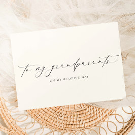 Ellesmere naar mijn grootouders trouwdag kaart