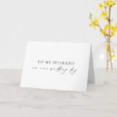 Ellesmere naar mijn man trouwdag kaart (Gele Bloem)