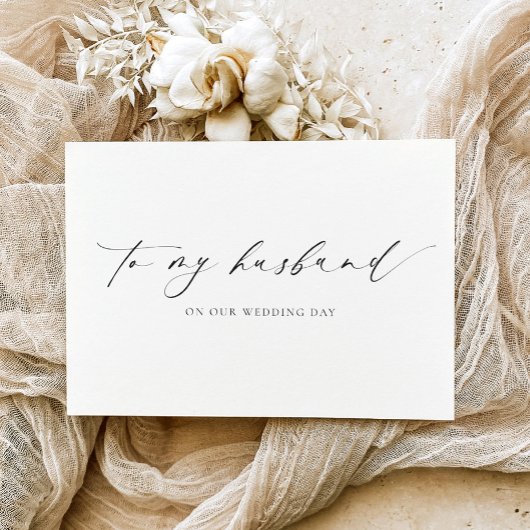 Ellesmere naar mijn man trouwdag kaart