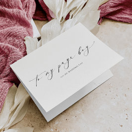 Ellesmere naar mijn pagina jongen trouwdag kaart