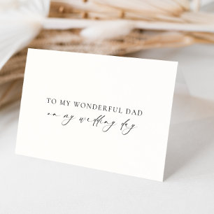 Ellesmere naar mijn prachtige vader trouwdag kaart