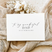 Ellesmere naar mijn prachtige vader trouwdag kaart