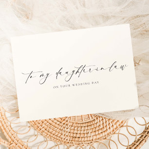 Ellesmere naar mijn schoondochter trouwdag kaart