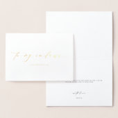 Ellesmere naar mijn schoonfamilie trouwdag folie kaarten (Display)