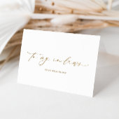 Ellesmere naar mijn schoonfamilie trouwdag folie kaarten