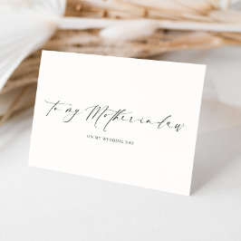 Ellesmere naar mijn schoonmoeder trouwdag kaart