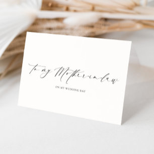 Ellesmere naar mijn schoonmoeder trouwdag kaart