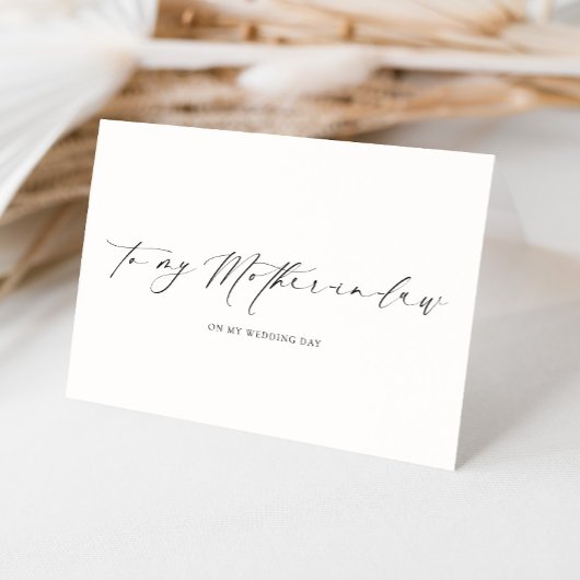 Ellesmere naar mijn schoonmoeder trouwdag kaart