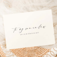 Ellesmere naar mijn schoonzoon trouwdag