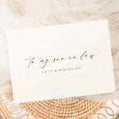 Ellesmere naar mijn schoonzoon trouwdag kaart