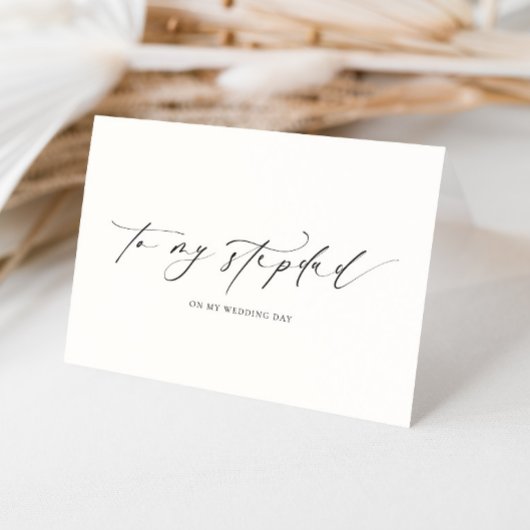 Ellesmere naar mijn stiefvader trouwdag kaart