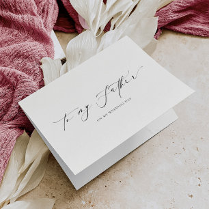 Ellesmere naar mijn vader trouwdag kaart