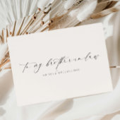 Ellesmere naar mijn zwager trouwdag kaart