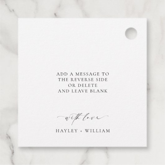 Ellesmere Olijfolie Bedankjes Labels (Achterkant)