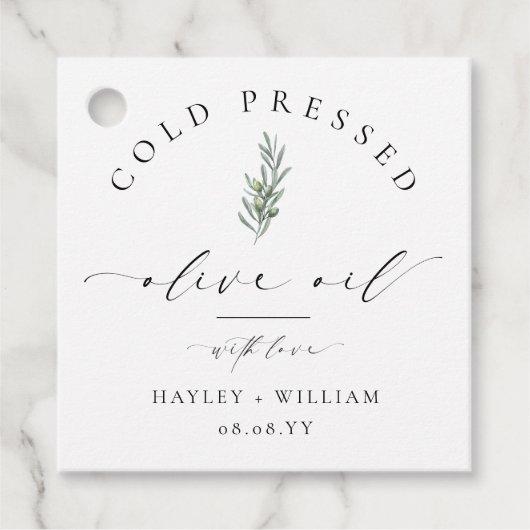 Ellesmere Olijfolie Bedankjes Labels (Voorkant)