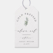 Ellesmere Olijfolie Favor Cadeaulabel (Voorkant)