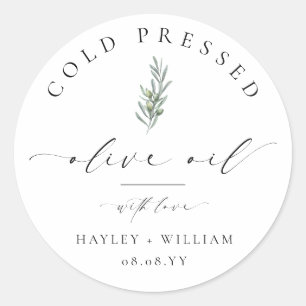 Ellesmere Olijfolie Ronde Sticker