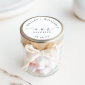 Ellesmere Ons Favoriet Favor Klassieke Ronde Stick Ronde Sticker