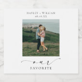 Ellesmere Onze favoriete foto favoriet Sparkling Wijnetiket (Enkel label)