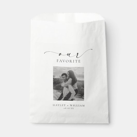 Ellesmere Our Favor Bags Bedankzakje (Voorkant)
